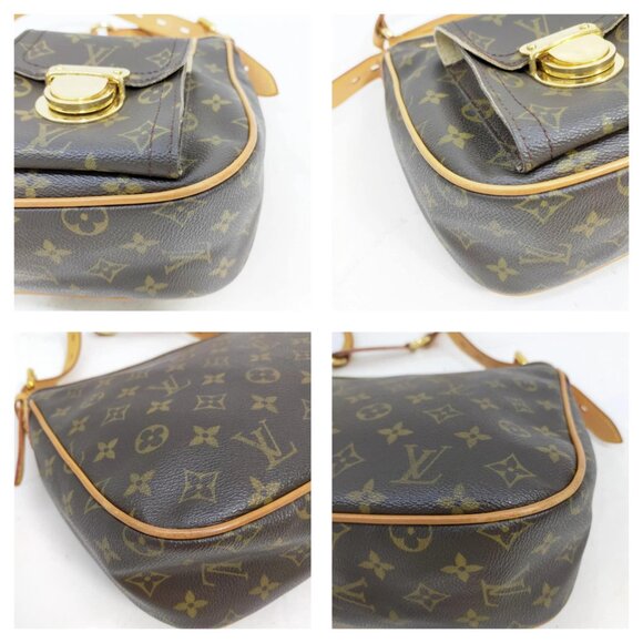 Authentic Louis Vuitton Hudson GM Brown Monogram Shoulder Bag mn999-111825 - Picture 9 of 16